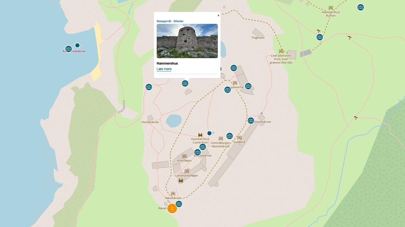Explore Bornholm on an interactive map