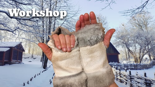 Workshop: Nähen Sie Ihre eigenen Handwärmer aus Kaninchenfell