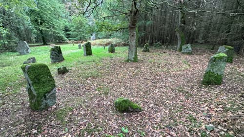 Bautasteine auf dem Hjortebakken
